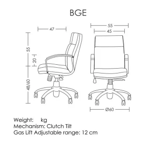 صندلی کارشناسی آرتمن مدل BGE 171