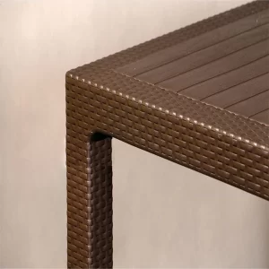 میز مربع حصیر بافت 90*90 ناصر پلاستیک کد 323