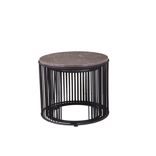 میز عسلی گرد سه تیکه | تولید مبلمان کافی شاپ | تولید صندلی رستوران | نگین هوم