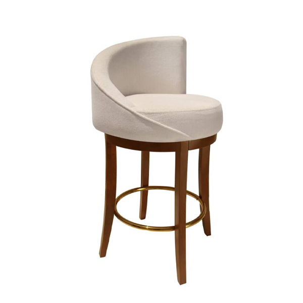 صندلی اپن پشت دار پایه چوب زیمر مدل CHB-806